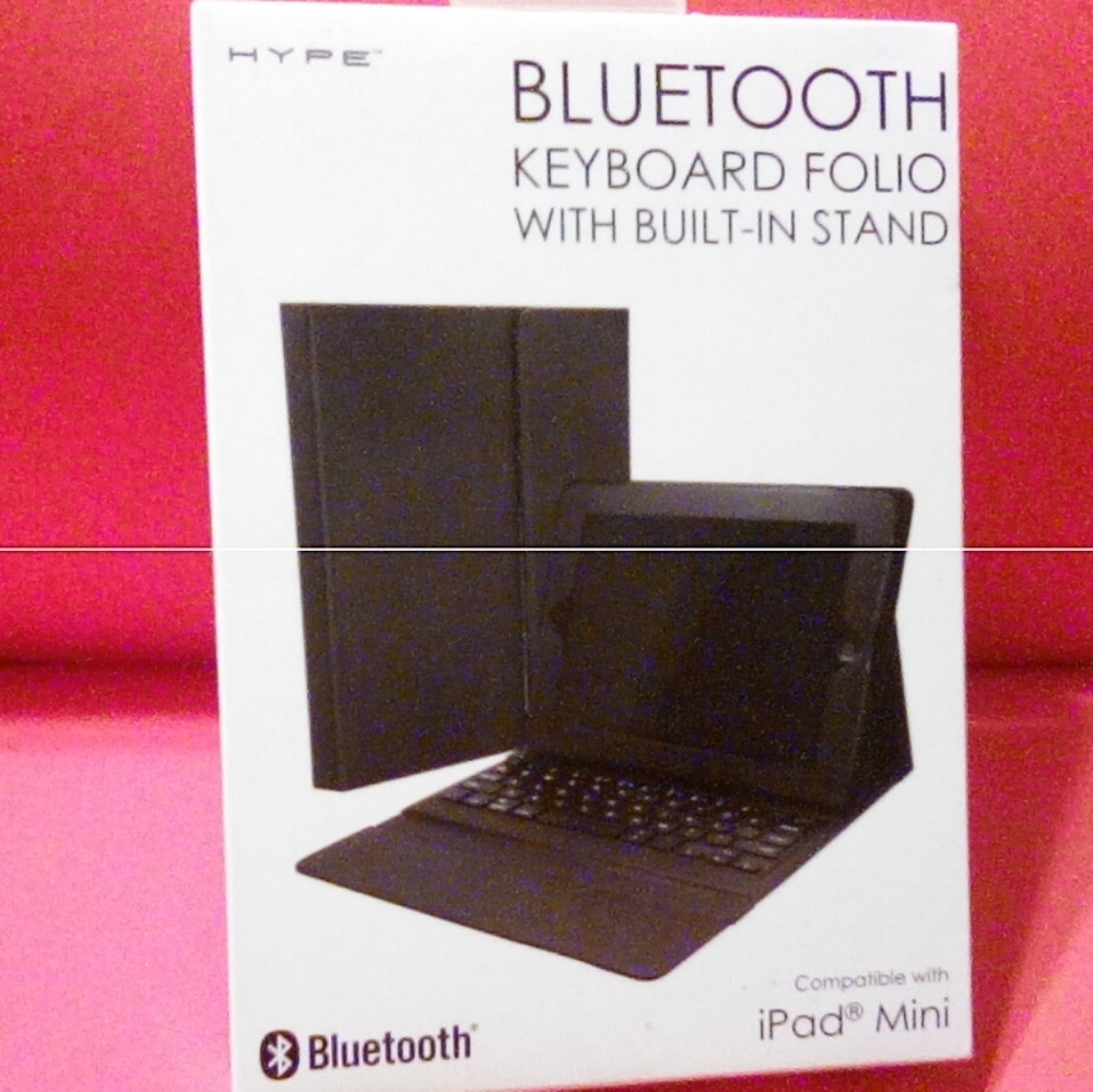 🆕 Bluetooth Keyboard Folio With Built-in Stand